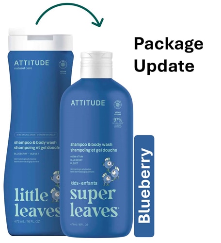 Attitude Kids Super Leaves Shampoo & Body Wash Blueberry