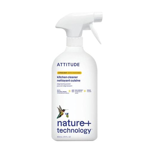 Attitude Kitchen Cleaner Degreasing Power Spray Citrus Zest