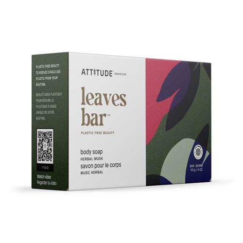 Attitude Leaves Bar Soap Herbal Musk