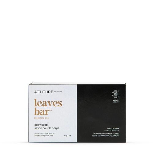 Attitude Leaves Bar Soap Patchouli & Black Pepper