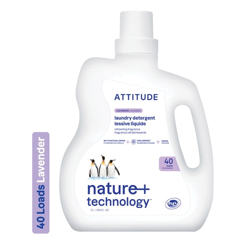 Attitude Liquid Laundry Detergent 40 Loads Lavender