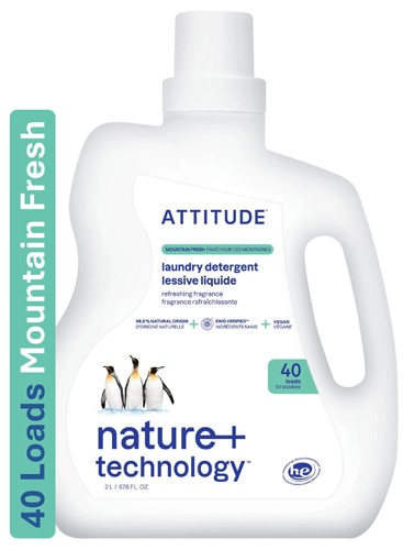 Attitude Liquid Laundry Detergent 40 Loads Mountain Fresh