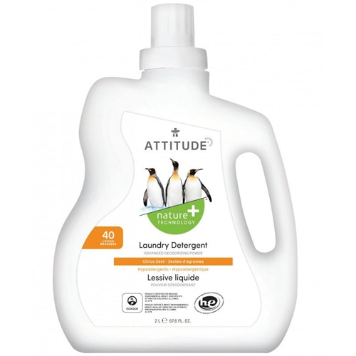 Attitude Liquid Laundry Detergent HE Citrus Zest