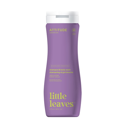 Attitude Little Leaves 2 in 1 Shampoo & Body Wash Vanilla & Pear