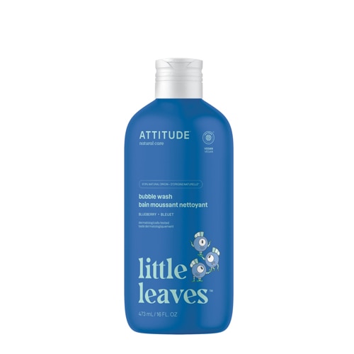 Attitude Little Leaves Bubble Wash - Blueberry