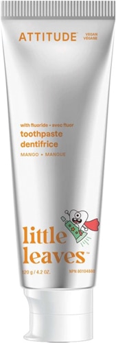 Attitude Little Leaves Kids Toothpaste Fluoride Mango