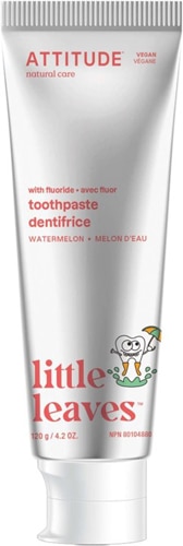 Attitude Little Leaves Kids Toothpaste Fluoride Watermelon