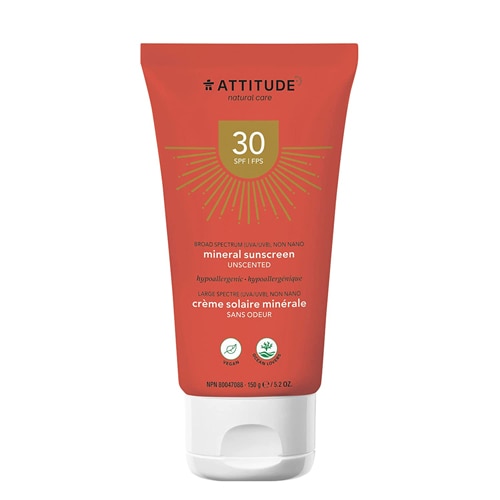 Attitude Mineral Sunscreen - SPF 30 Unscented