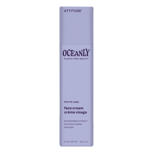 Attitude Oceanly Phyto-Age Anti-Aging Solid Face Cream with Peptides