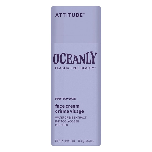 Attitude Oceanly Phyto-Age Anti-Aging Solid Face Cream with Peptides