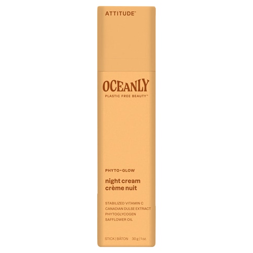 Attitude Oceanly Phyto-Glow Radiance Solid Night Cream with Vitamin C