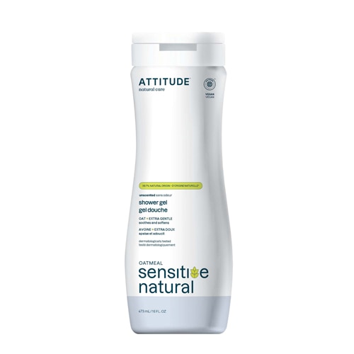 Attitude Sensitive Natural Shower Gel Extra Gentle - Unscented