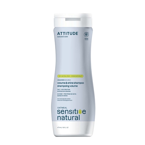 Attitude Sensitive Skin Shampoo - Extra Gentle & Volumizing - Fragrance Free