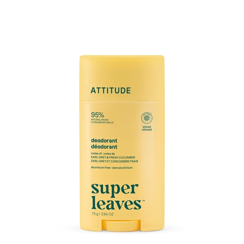Attitude Super Leaves Deodorant Earl Grey & Fresh Cucumber