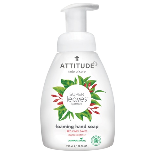 Attitude Super Leaves Foaming Hand Soap - Red Vine Leaves