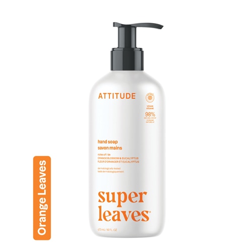 Attitude Super Leaves Hand Soap Orange Blossom & Eucalyptus