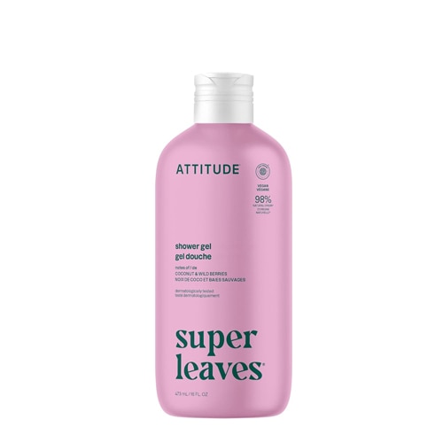 Attitude Super Leaves Shower Gel Soothing Coconut & Wild Berries