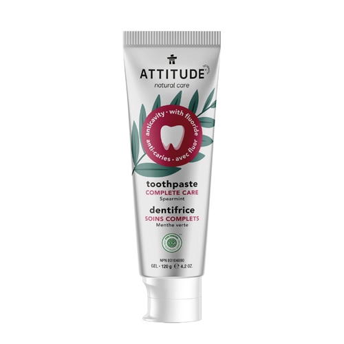 Attitude Toothpaste Fluoride Complete Protection Spearmint