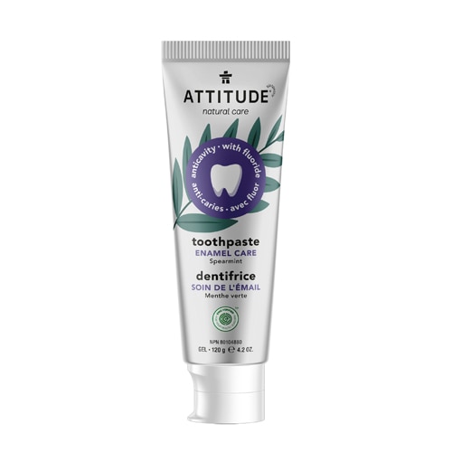 Attitude Toothpaste Fluoride Enamel Care Spearmint