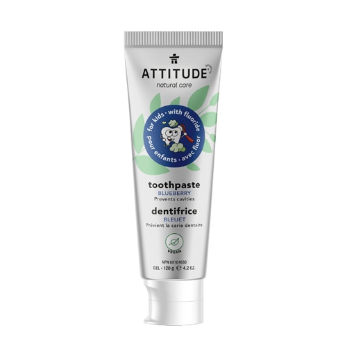 Attitude Toothpaste With Fluoride For Kids Blueberry