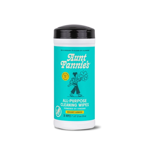 Aunt Fannie's All-Purpose Cleaning Wipes Vinegar Powered Bright Lemon