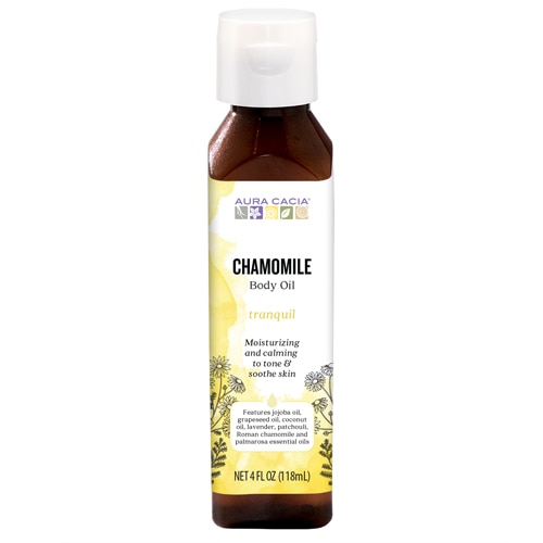 Aura Cacia Aromatherapy Body Oil Tranquil Chamomile