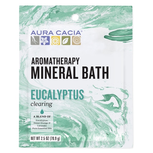 Aura Cacia Aromatherapy Mineral Bath Eucalyptus Harvest