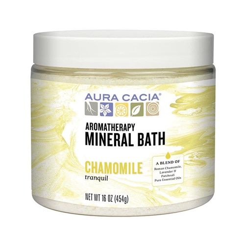 Aura Cacia Aromatherapy Mineral Bath Tranquil Chamomile