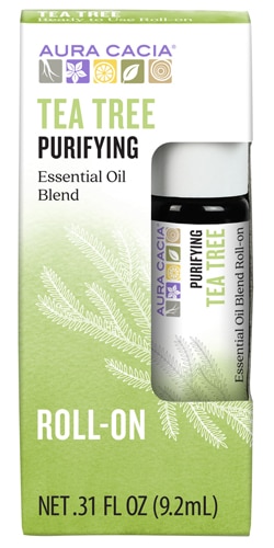 Aura Cacia Essential Oil Blend Purifying Roll-On Tea Tree