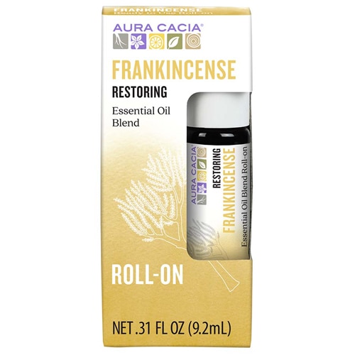 Aura Cacia Essential Oil Blend Restoring Frankincense Roll-On