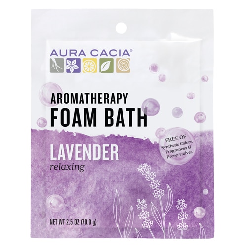 Aura Cacia Foam Bath Relaxing Lavender