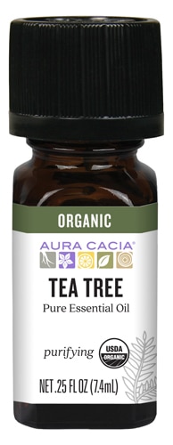 Aura Cacia Organic Pure Aromatherapy Oil Tea Tree