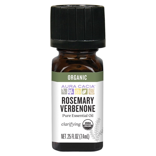 Aura Cacia Organic Pure Essential Oil Rosemary Verbenone