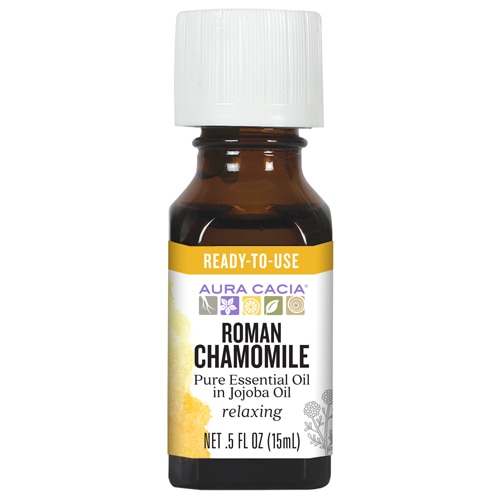 Aura Cacia Pure Essential Oil Roman Chamomile in Jojoba Oil