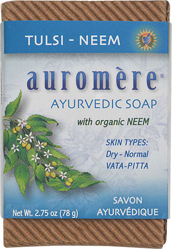 Auromere Ayurvedic Bar Soap Tulsi-Neem