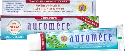 Auromere Ayurvedic Herbal Toothpaste Cinnamon