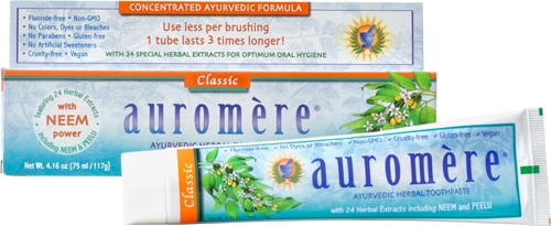 Auromere Ayurvedic Herbal Toothpaste Classic