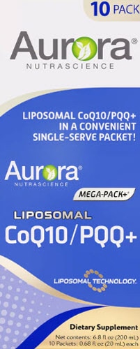Aurora NutraScience Coq10-PQQ+ - 10 Pack