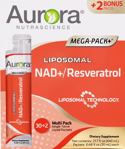 Aurora NutraScience NAD+-Resvertrol - 30 Pack