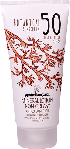 Australian Gold Botanical Sunscreen Mineral Lotion Non-Greasy - SPF 50