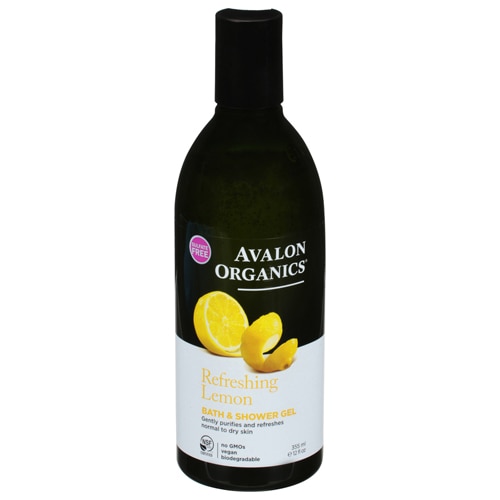 Avalon Organics Bath & Shower Gel Refreshing Lemon