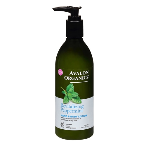 Avalon Organics Hand & Body Lotion Revitalizing Peppermint