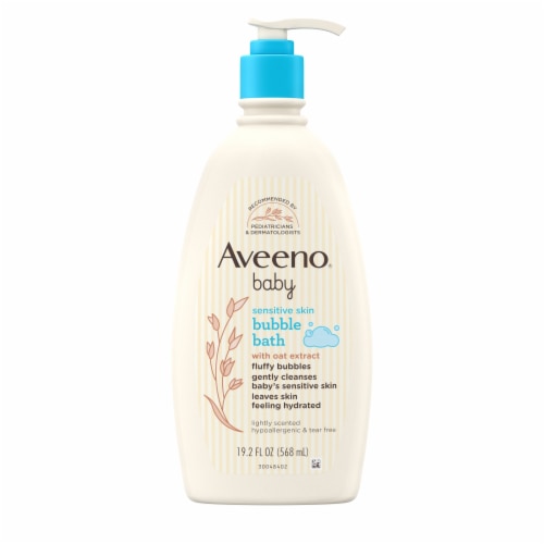 Aveeno Baby Bubble Bath Sensitive Skin Lightly Scented