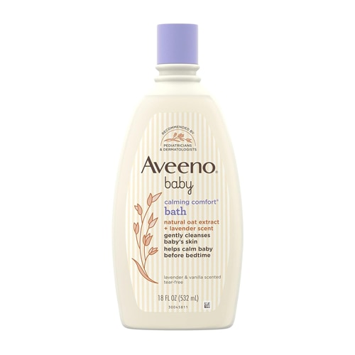 Aveeno Baby Calming Comfort Bath Hair & Body Wash Lavender & Vanilla Scented