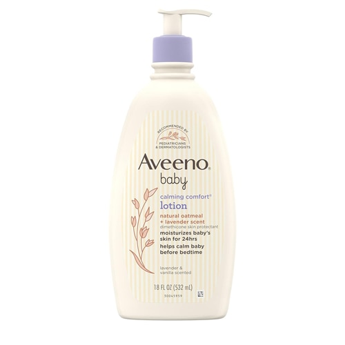 Aveeno Baby Calming Comfort Lotion Lavender & Vanilla Scented