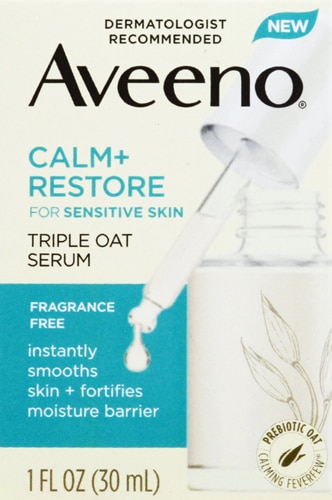 Aveeno Calm + Restore Triple Oat Serum for Sensitive Skin - Fragrance Free
