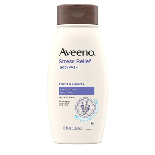 Aveeno Stress Relief Body Wash Lavender Scent