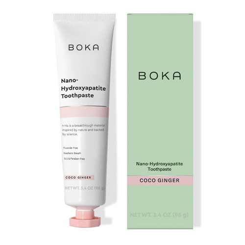 BOKA Nano-Hydroxyapatite Toothpaste Fluoride-Free Coco Ginger