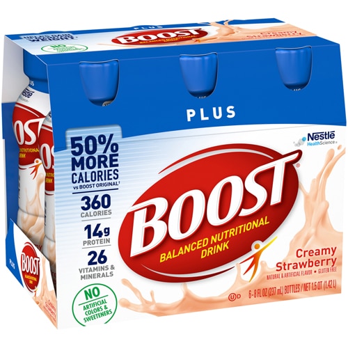 BOOST PLUS Nutritional Drink Creamy Strawberry