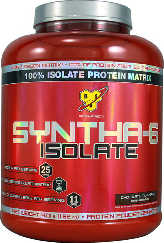 BSN Syntha-6 Isolate Whey Protein Powder Chocolate Milkshake